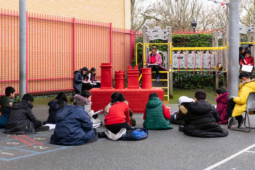 Sitting Pretty benches enjoy their new home